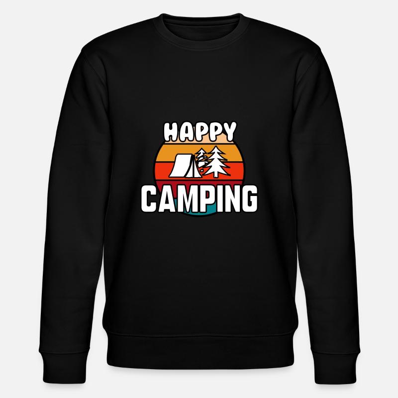 Happy camping - Sweat bio CHANGER Stanley/Stella Unisexe - noir