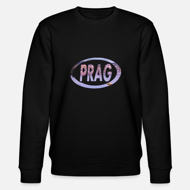 Praha Prag Tschechien - Stanley/Stella Unisex Bio-Sweatshirt CHANGER  - Schwarz