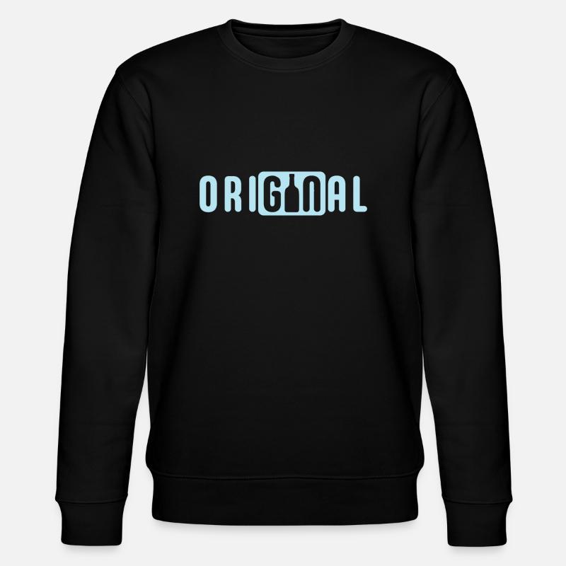Original Gin - Stanley/Stella Unisex Bio-Sweatshirt CHANGER  - Schwarz