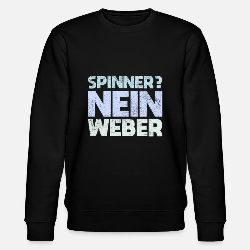 Spinner? Nein, Weber - Stanley/Stella Unisex Bio-Sweatshirt CHANGER  - Schwarz