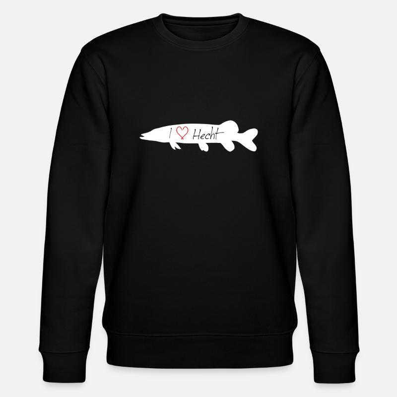 I Love Pike blanc - Sweat bio CHANGER Stanley/Stella Unisexe - noir
