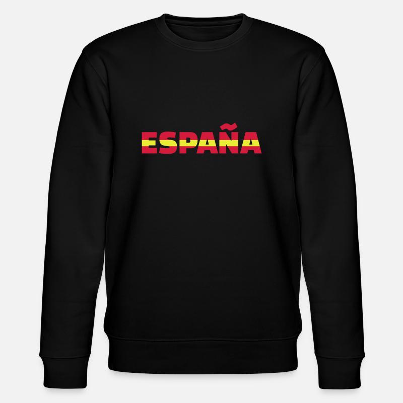 Spanien - Stanley/Stella Unisex Bio-Sweatshirt CHANGER  - Schwarz