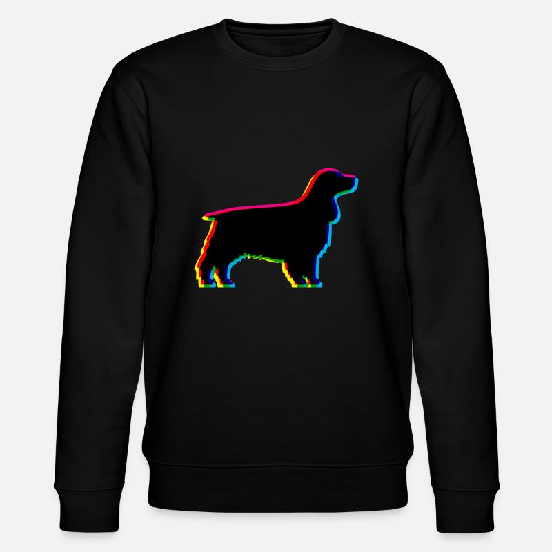 CMYK English Cocker Spaniel - Stanley/Stella Unisex Bio-Sweatshirt CHANGER  - Schwarz