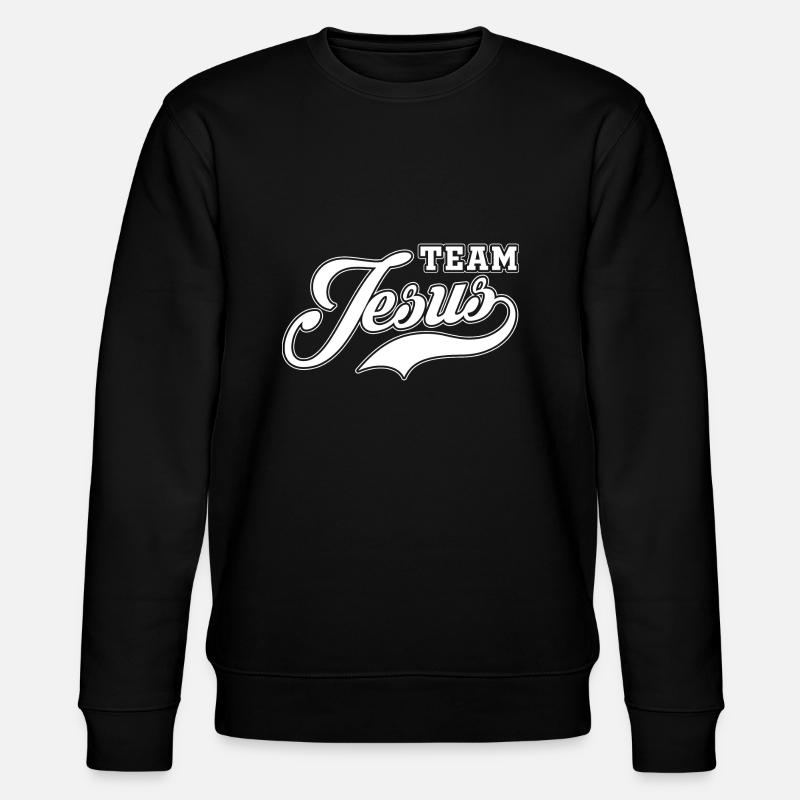 Team Jesus - Stanley/Stella Unisex Bio-Sweatshirt CHANGER  - Schwarz