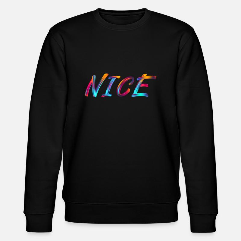 nice - Stanley/Stella CHANGER Unisex Organic Sweatshirt - black