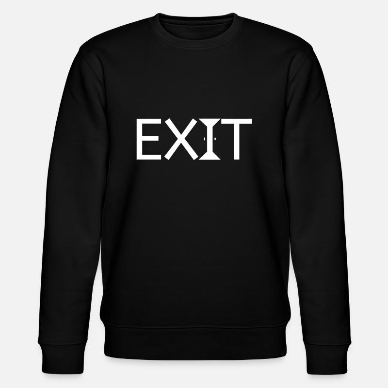 Exit - Stanley/Stella Unisex Bio-Sweatshirt CHANGER  - Schwarz