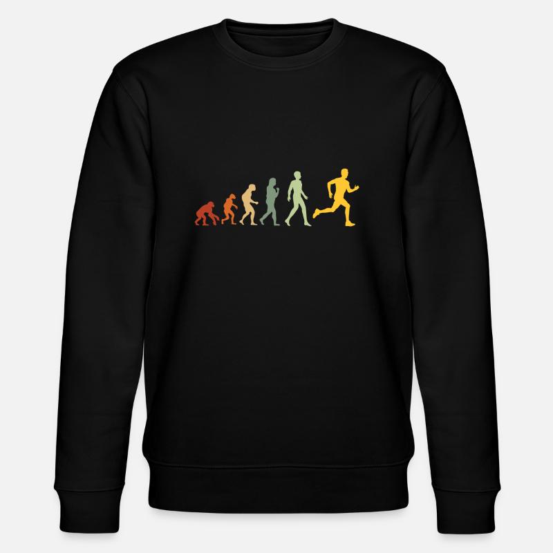 Évolution à triathlon - Running Evolution - Sweat bio CHANGER Stanley/Stella Unisexe - noir