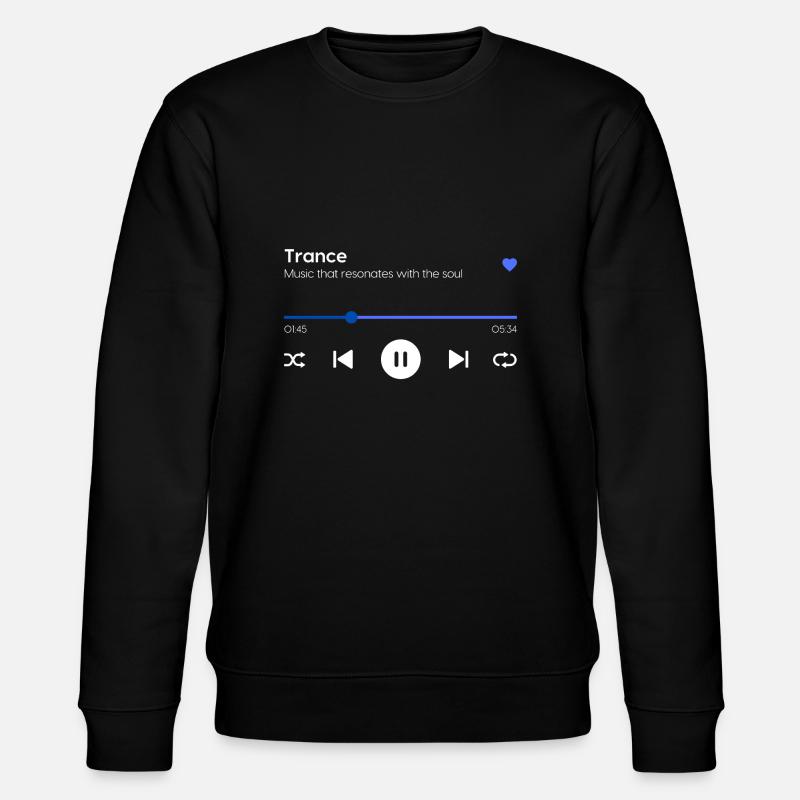 Trance - Stanley/Stella Unisex Bio-Sweatshirt CHANGER  - Schwarz