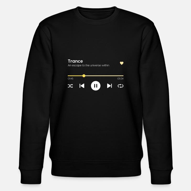 Trance - Stanley/Stella Unisex Bio-Sweatshirt CHANGER  - Schwarz