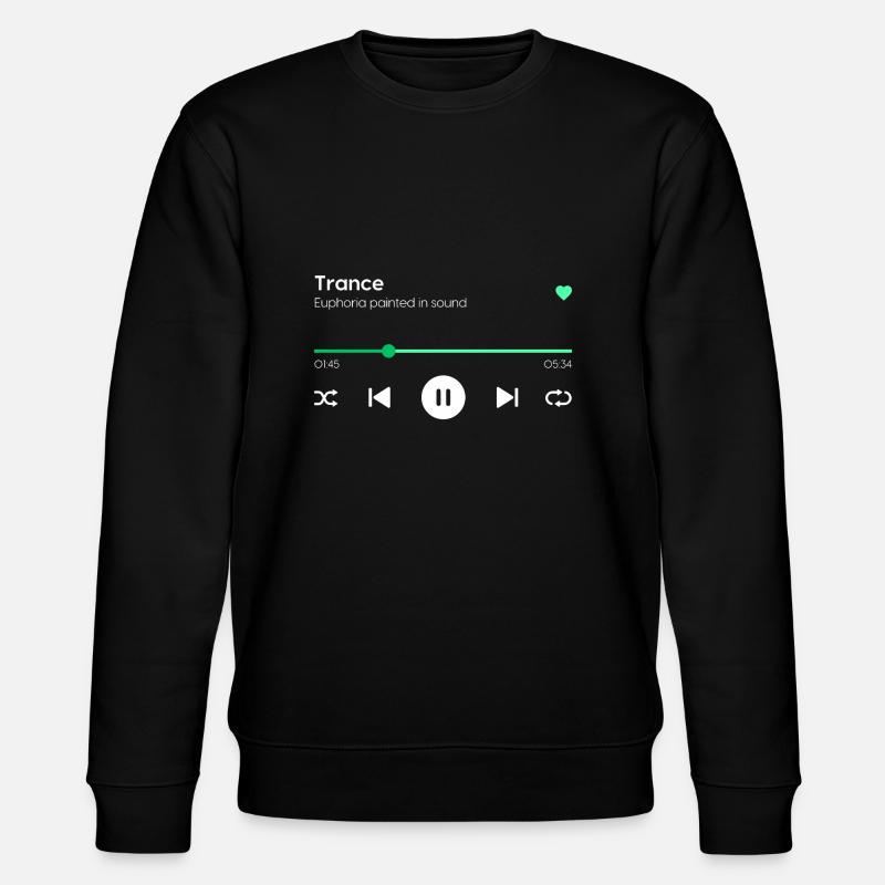 Trance - Stanley/Stella Unisex Bio-Sweatshirt CHANGER - Schwarz