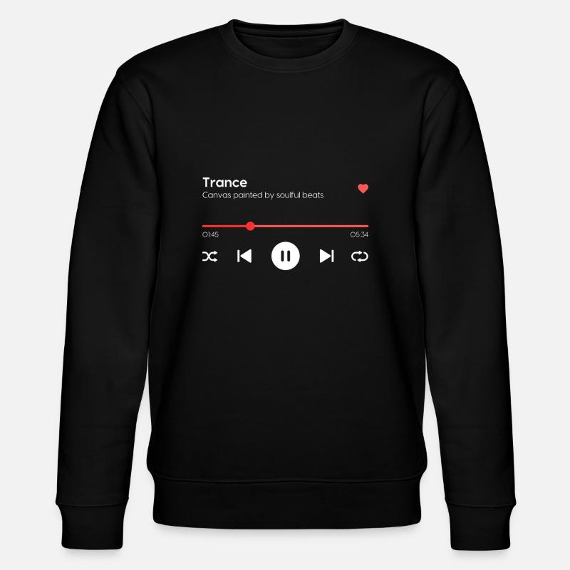 Trance - Stanley/Stella Unisex Bio-Sweatshirt CHANGER  - Schwarz