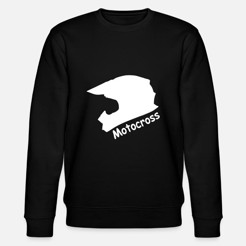 Motocross Helm - Stanley/Stella Unisex Bio-Sweatshirt CHANGER - Schwarz