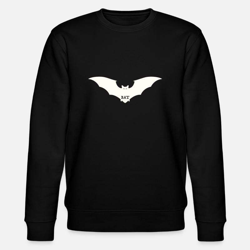 CHAUVE-SOURIS BAT 2 - Sweat bio CHANGER Stanley/Stella Unisexe - noir
