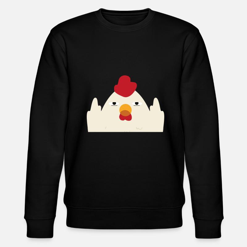 Stinkefinger - Stanley/Stella Unisex Bio-Sweatshirt CHANGER  - Schwarz