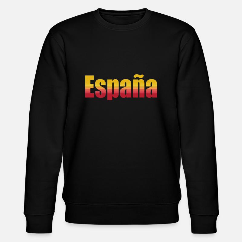 Spanien Weltmeisterschaft - Stanley/Stella Unisex Bio-Sweatshirt CHANGER  - Schwarz
