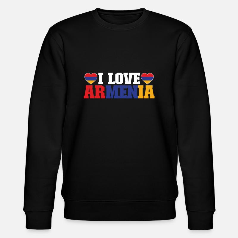 Drapeau arménien Arménie - Sweat bio CHANGER Stanley/Stella Unisexe - noir