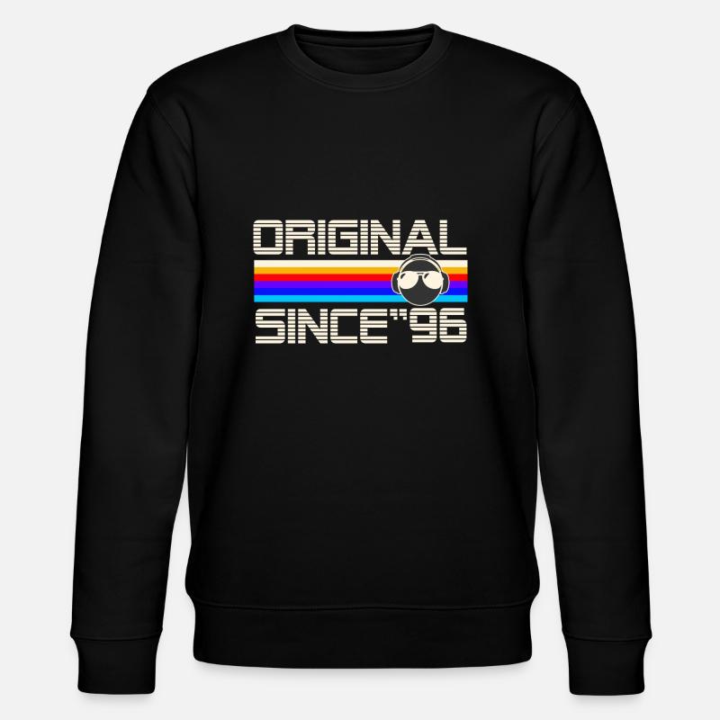Seit 96 - Stanley/Stella Unisex Bio-Sweatshirt CHANGER  - Schwarz