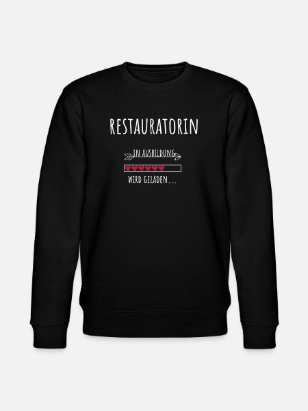 Restauratorin Ausbildung Beruf Geschenk - Stanley/Stella Unisex Bio-Sweatshirt CHANGER  - Schwarz