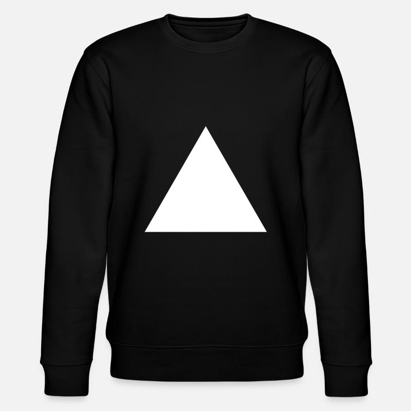 Dreieck - Stanley/Stella Unisex Bio-Sweatshirt CHANGER  - Schwarz