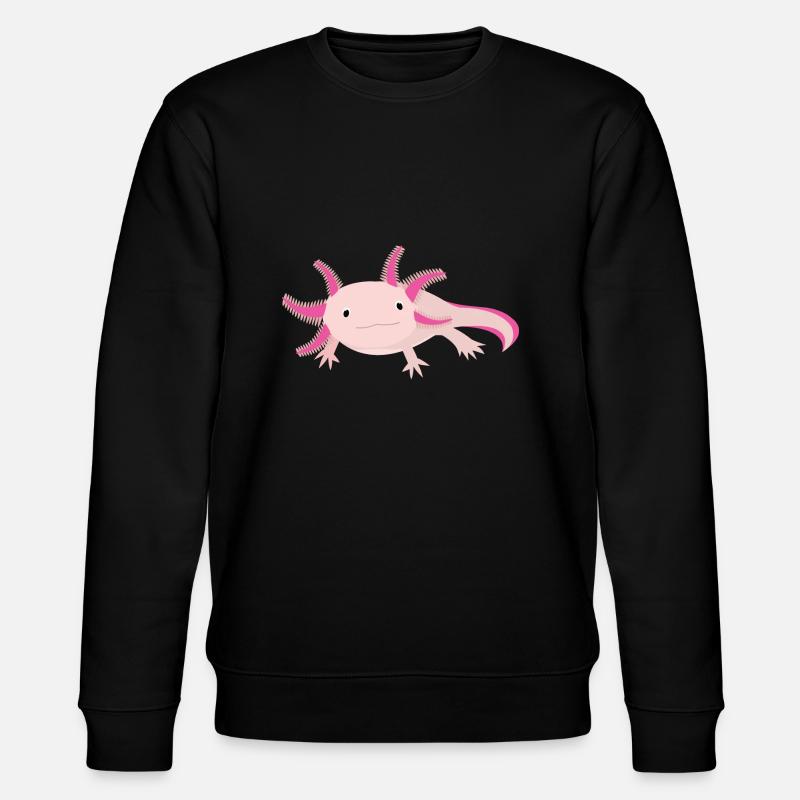 Axolotl - Stanley/Stella Unisex Bio-Sweatshirt CHANGER  - Schwarz