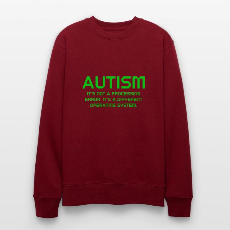 Autism It's Not A Processing Error Stanley/Stella CHANGER Unisex Organic Sweatshirt