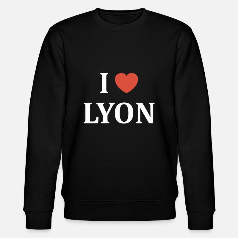 i love Lyon - Sweat bio CHANGER Stanley/Stella Unisexe - noir
