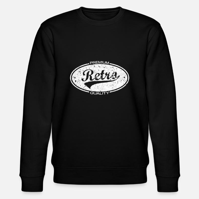 Retro - Stanley/Stella Unisex Bio-Sweatshirt CHANGER  - Schwarz