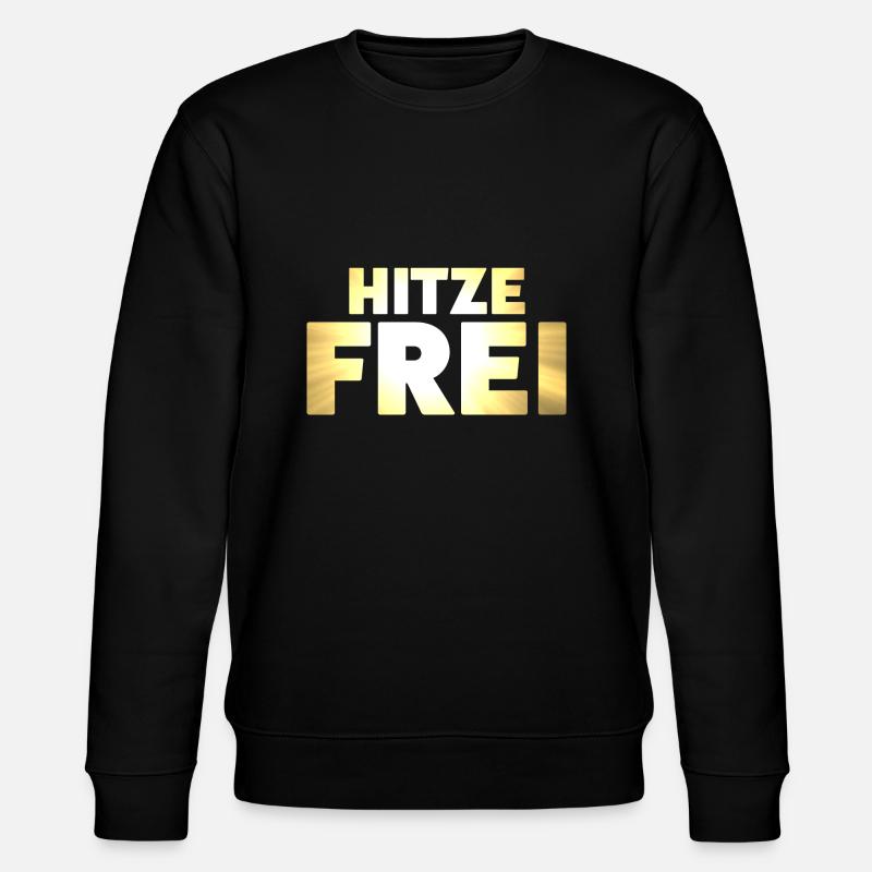 Hitzefrei - Stanley/Stella Unisex Bio-Sweatshirt CHANGER - Schwarz