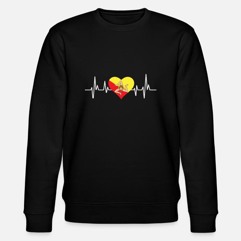 Sicile Drapeau Italie Sicile - Sweat bio CHANGER Stanley/Stella Unisexe - noir