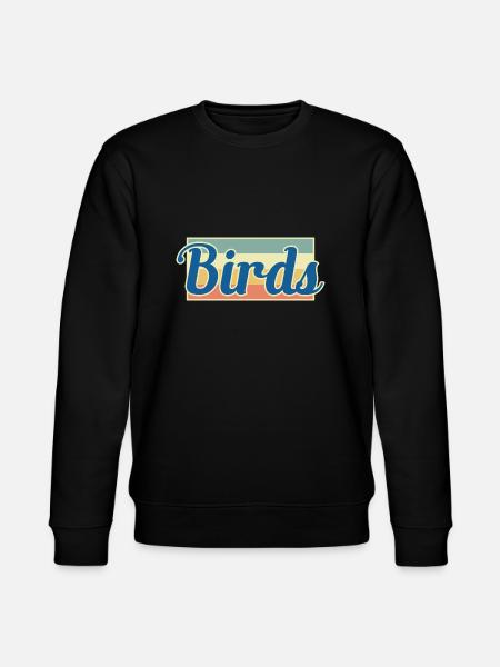 Bird Birds - Stanley/Stella CHANGER Unisex Organic Sweatshirt - black