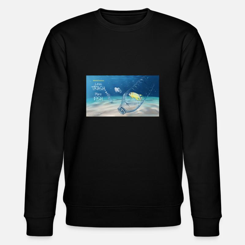 Gardez la mer propre - Sweat bio CHANGER Stanley/Stella Unisexe - noir