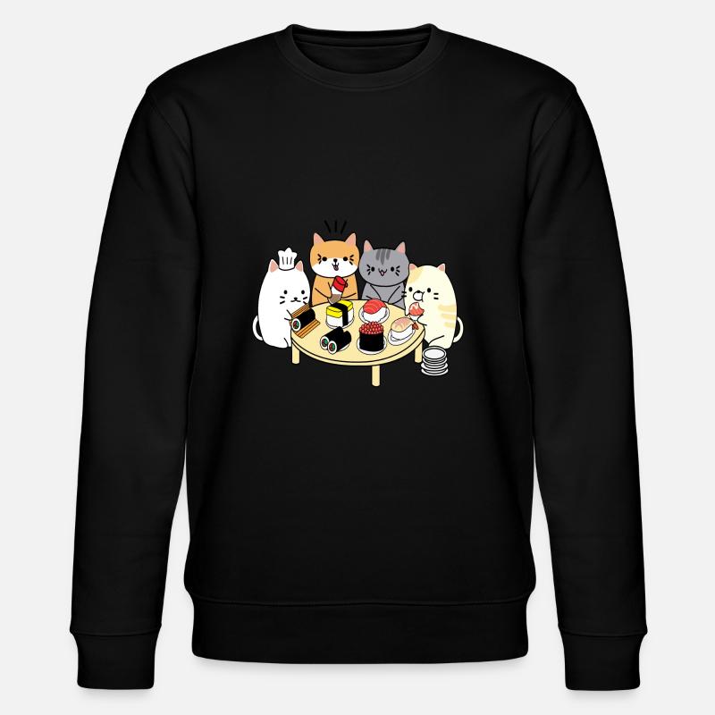 Chat Sushi - Sweat bio CHANGER Stanley/Stella Unisexe - noir