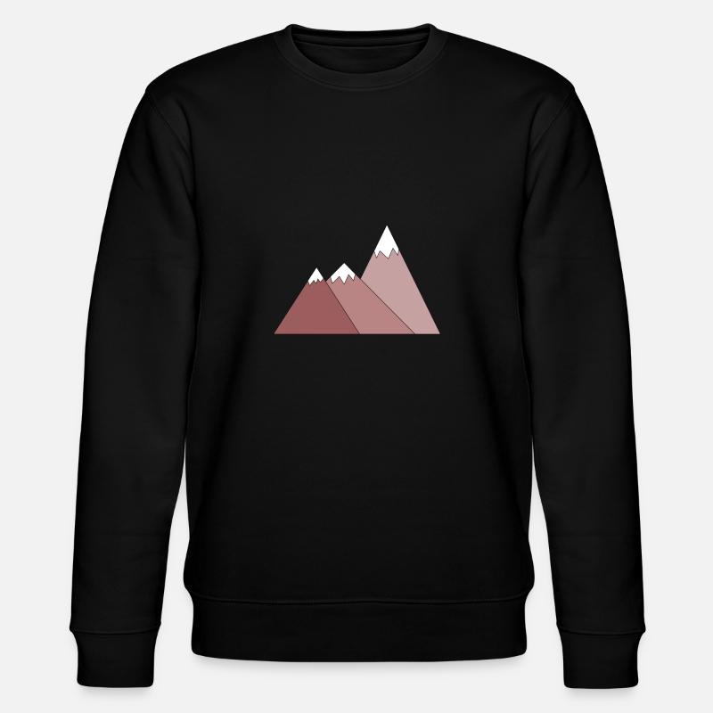 Berge - Stanley/Stella Unisex Bio-Sweatshirt CHANGER  - Schwarz