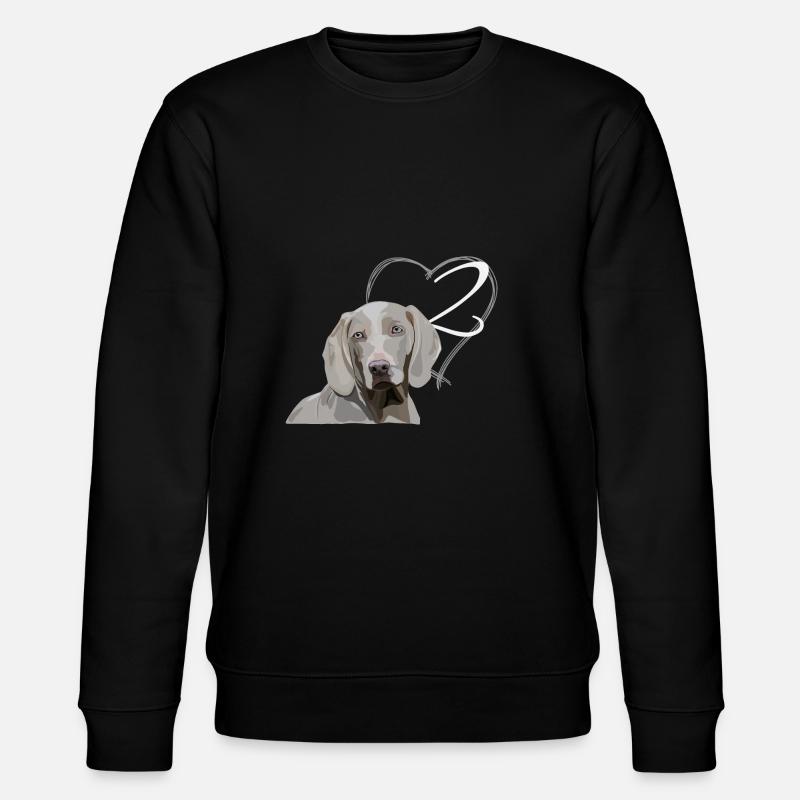 Weimaraner - 2nd birthday - Stanley/Stella CHANGER Unisex Organic Sweatshirt - black