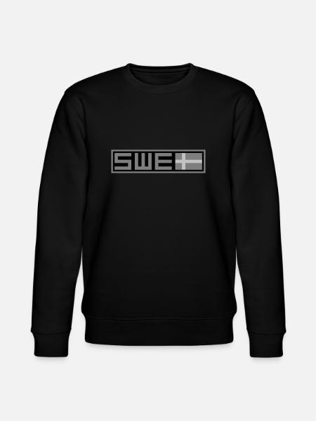 Sweden Tactical Flag - Stanley/Stella CHANGER Unisex Organic Sweatshirt - black