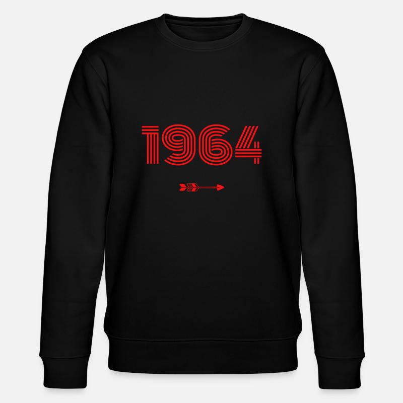 Né en 1964 - Sweat bio CHANGER Stanley/Stella Unisexe - noir