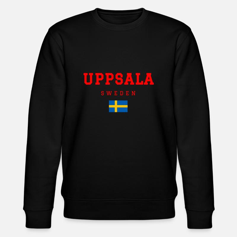 Uppsala Schweden - Stanley/Stella Unisex Bio-Sweatshirt CHANGER  - Schwarz
