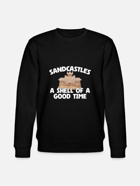 Kids Sandcastle Kit Gear Sandcastle Set Toys - Stanley/Stella CHANGER Unisex Organic Sweatshirt - black