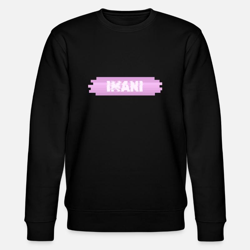 Women's name Imani - Stanley/Stella CHANGER Unisex Organic Sweatshirt - black