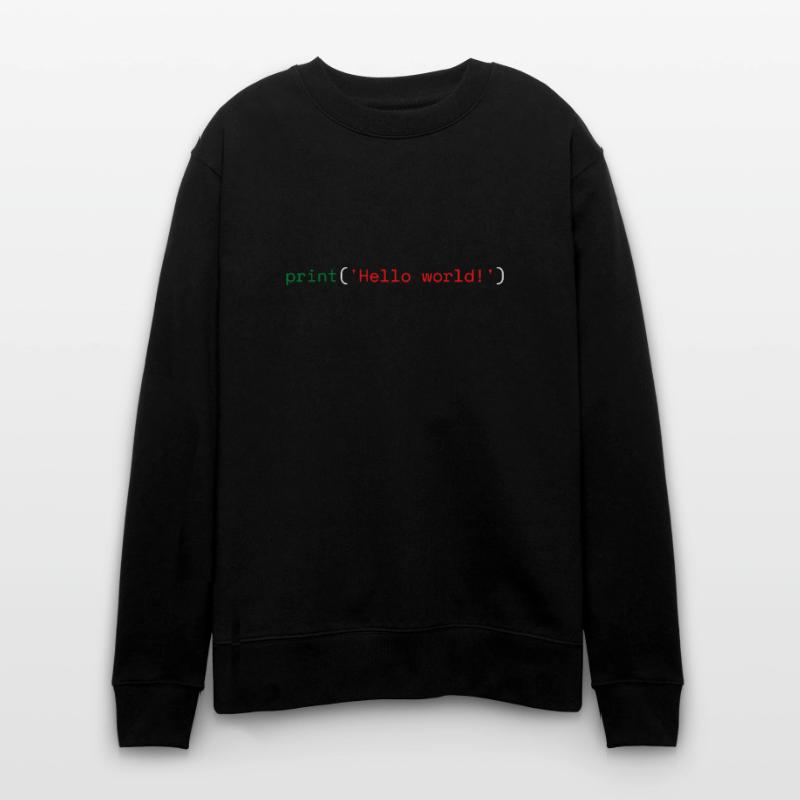 Python Hello World Stanley/Stella CHANGER Unisex Organic Sweatshirt