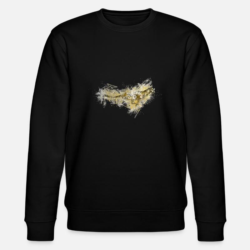 Cheetah - Stanley/Stella CHANGER Unisex Organic Sweatshirt - black
