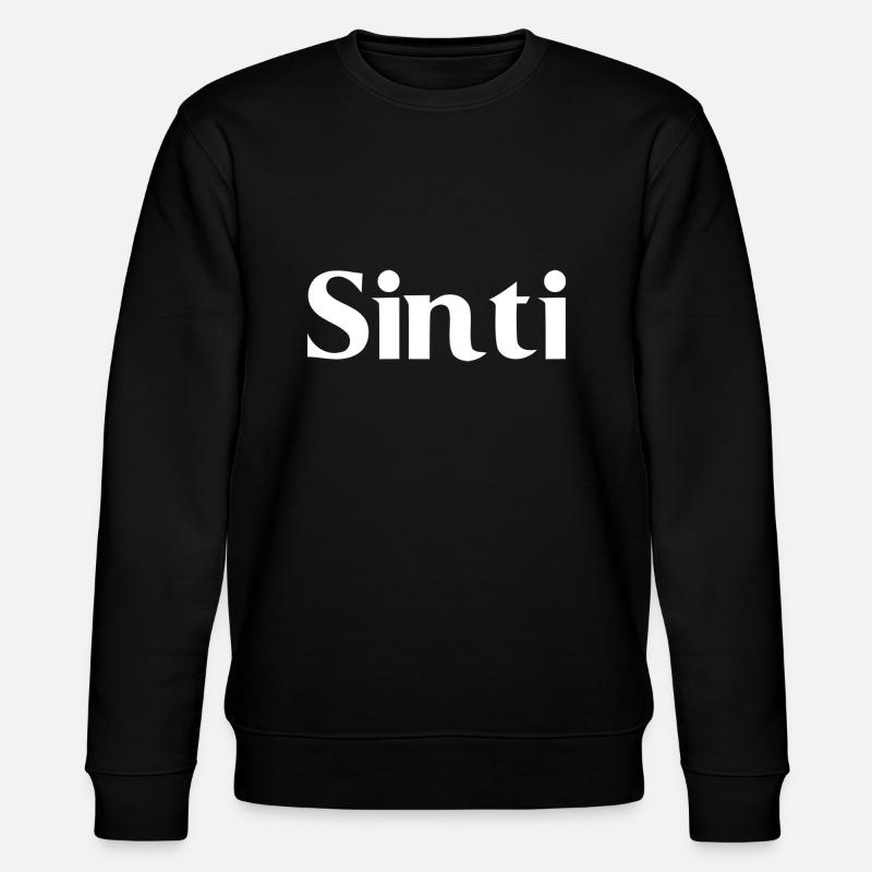 Sinti - Écriture blanche - Sweat bio CHANGER Stanley/Stella Unisexe - noir