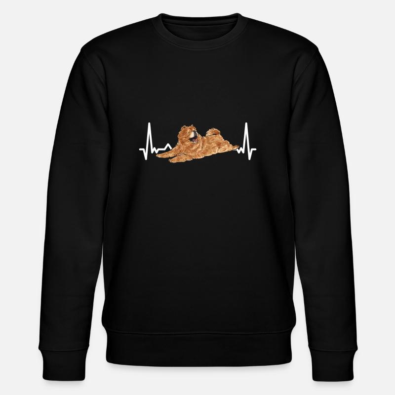Chow Chow Hund - Stanley/Stella Unisex Bio-Sweatshirt CHANGER  - Schwarz