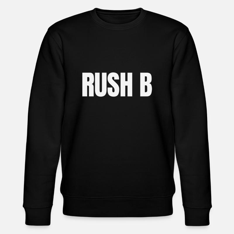 RUSH B - Stanley/Stella Unisex Bio-Sweatshirt CHANGER  - Schwarz