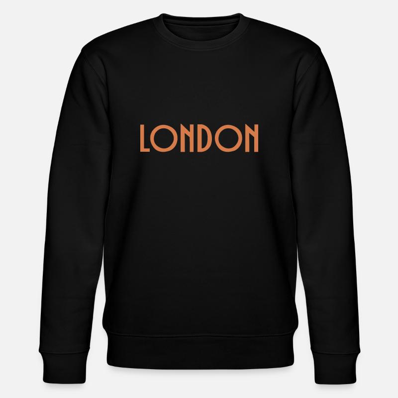 London - Stanley/Stella Unisex Bio-Sweatshirt CHANGER  - Schwarz