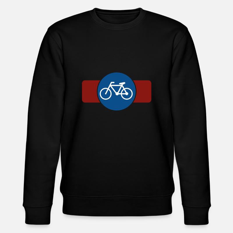 Fahrrad - Stanley/Stella Unisex Bio-Sweatshirt CHANGER  - Schwarz