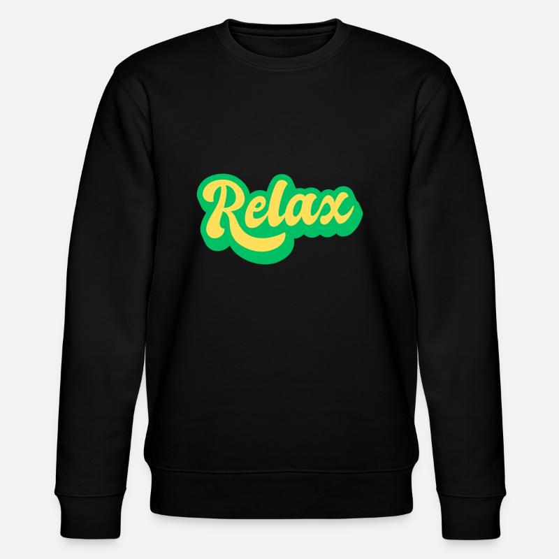 relax - Stanley/Stella Unisex Bio-Sweatshirt CHANGER  - Schwarz