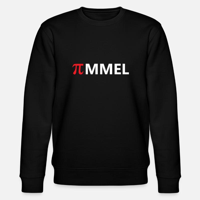 Einfach nur Pimmel rot - Stanley/Stella Unisex Bio-Sweatshirt CHANGER  - Schwarz