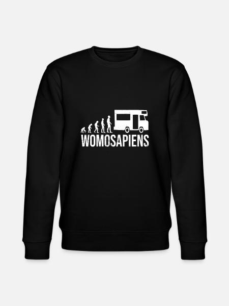 Womosapiens Wohnmobil Evolution - Stanley/Stella Unisex Bio-Sweatshirt CHANGER  - Schwarz