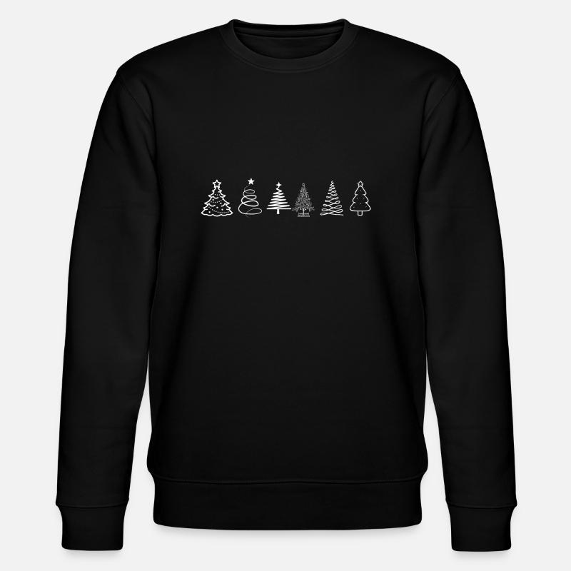 arbre de Noël - Sweat bio CHANGER Stanley/Stella Unisexe - noir